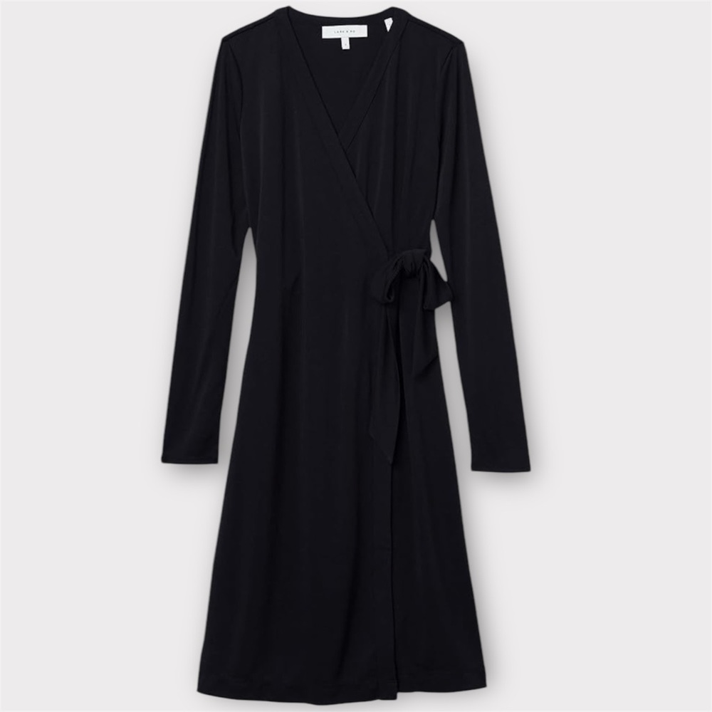 Black Wrap Dress